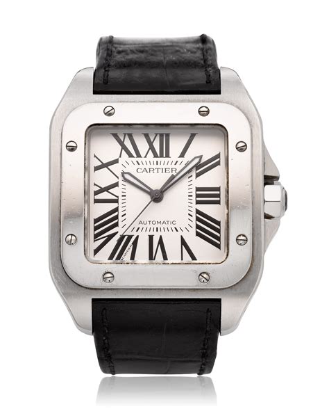 cartier santos 100 automatic replica|cartier santos 100 price list.